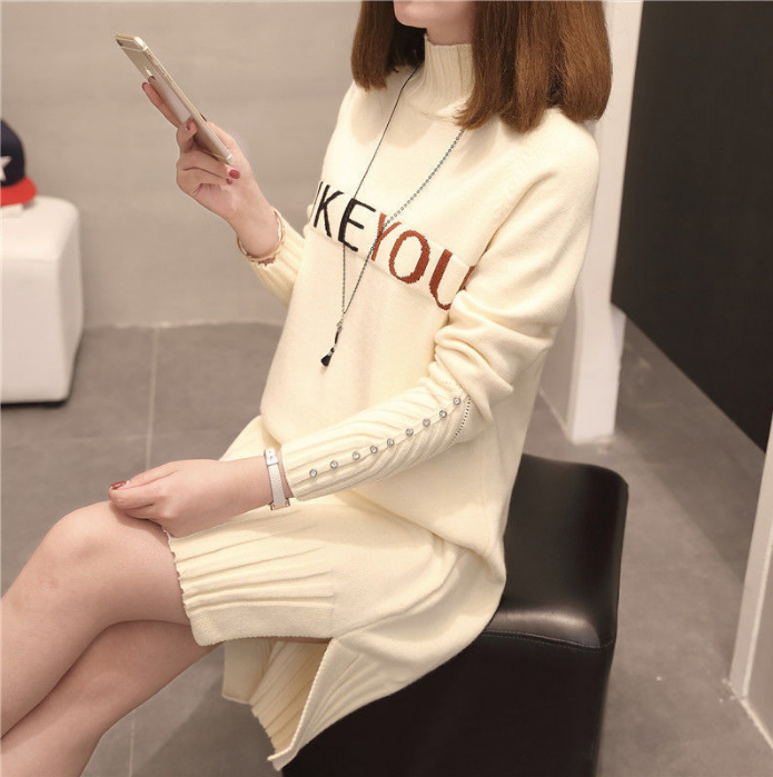 Loose Half Turtleneck Sweater Knit Bottoming Shirt