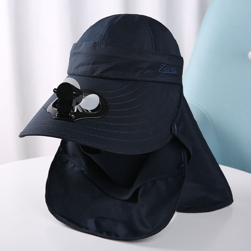 Women's Sun Hat UV Protection With Fan