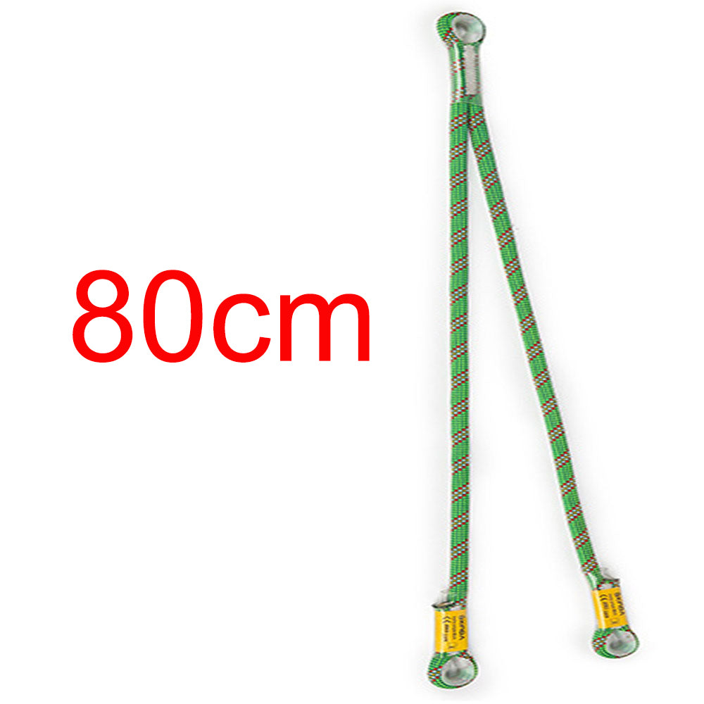 Outdoor Oxtail Lanyard Rope Downhill Life-saving Protector Anti-fall Equipment Climbing Tool