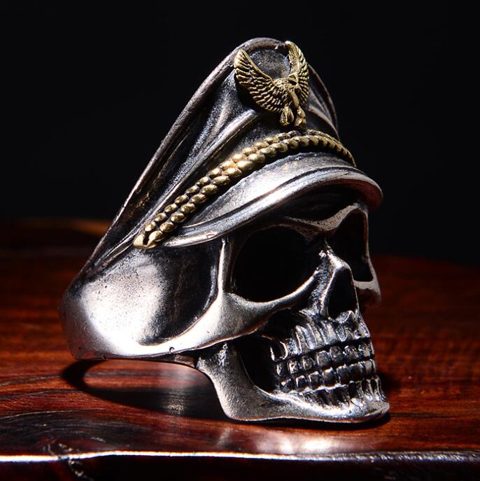 Captain Officer's Skull Ring