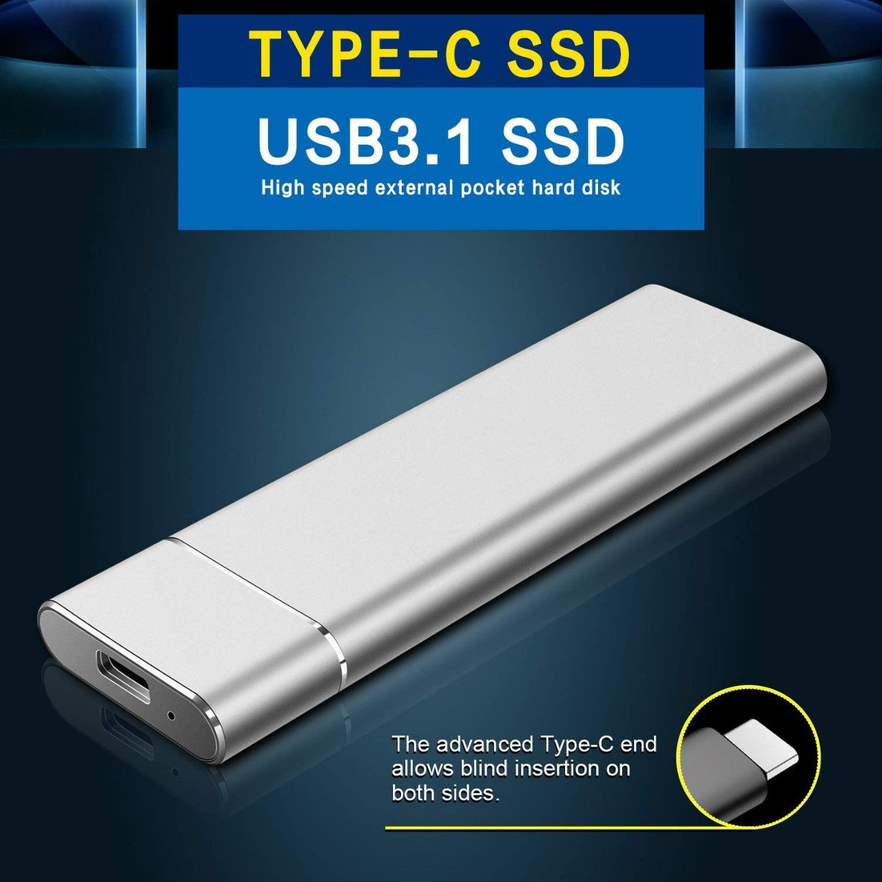 High-speed SSD Solid State Mobile Hard Disk