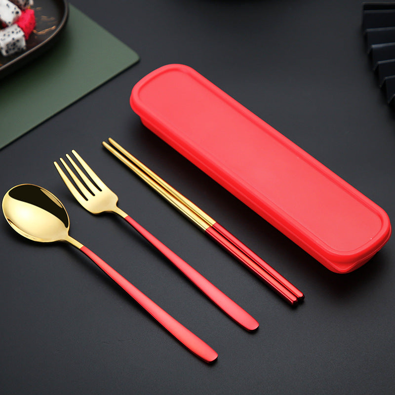 Stainless Steel Portable Tableware Korean Style