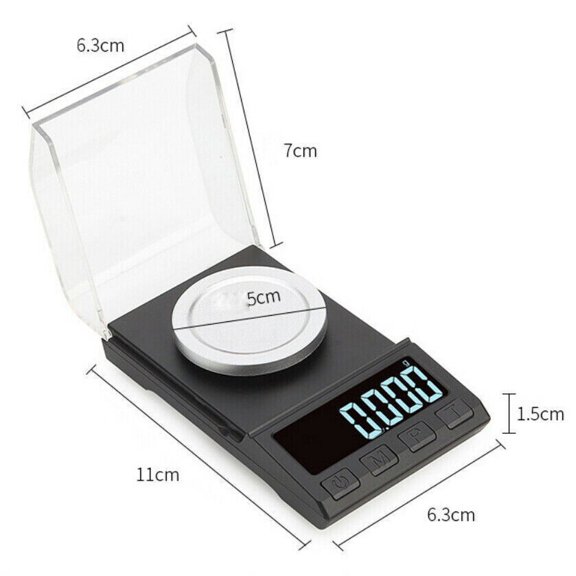 Stainless Steel High Precision USB Electronic Jewelry Scale