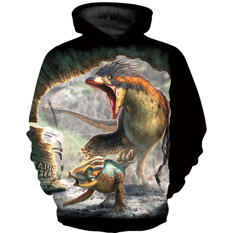 Children's Sweater Dinosaur Pattern 3D Digital Printing Top