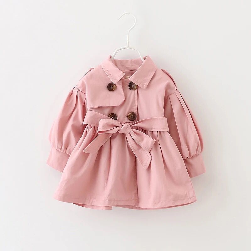 Girl's coat foreign style girl windbreaker