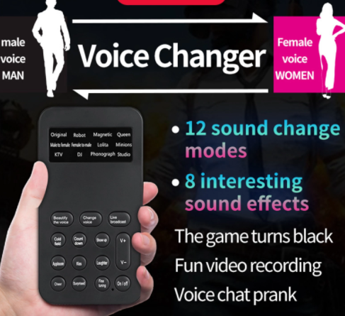 Mini voice changer sound card