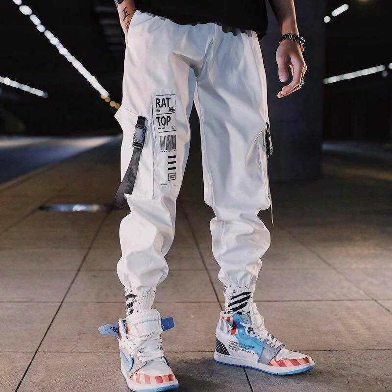 Hip-hop cropped casual pants