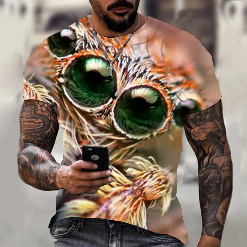 Men's Fashion Printed Short Sleeve T-Shirt Top