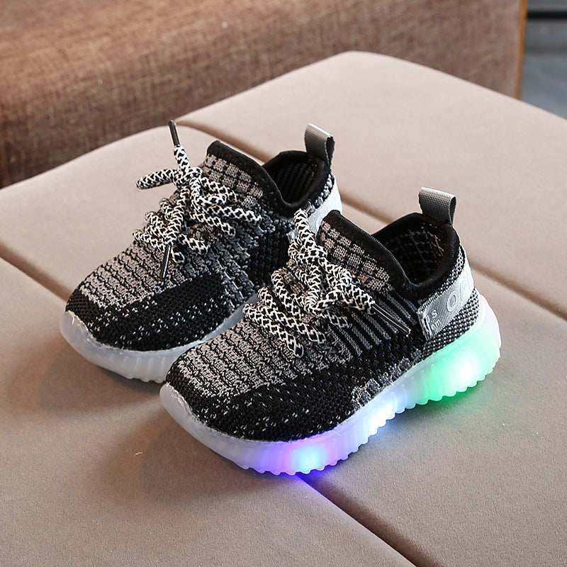 Luminous children's casual shoes