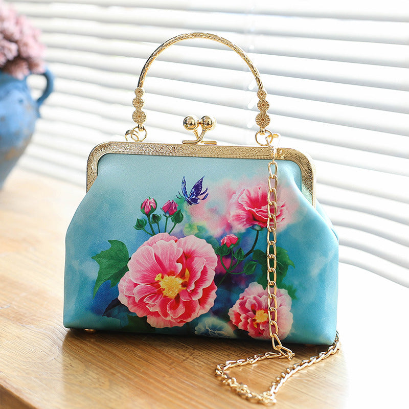 One-shoulder Crossbody With Cheongsam Bag Retro