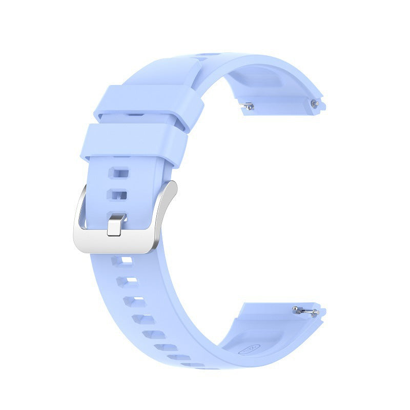 Watch Silicone Strap Metal Buckle Wristband High Quality