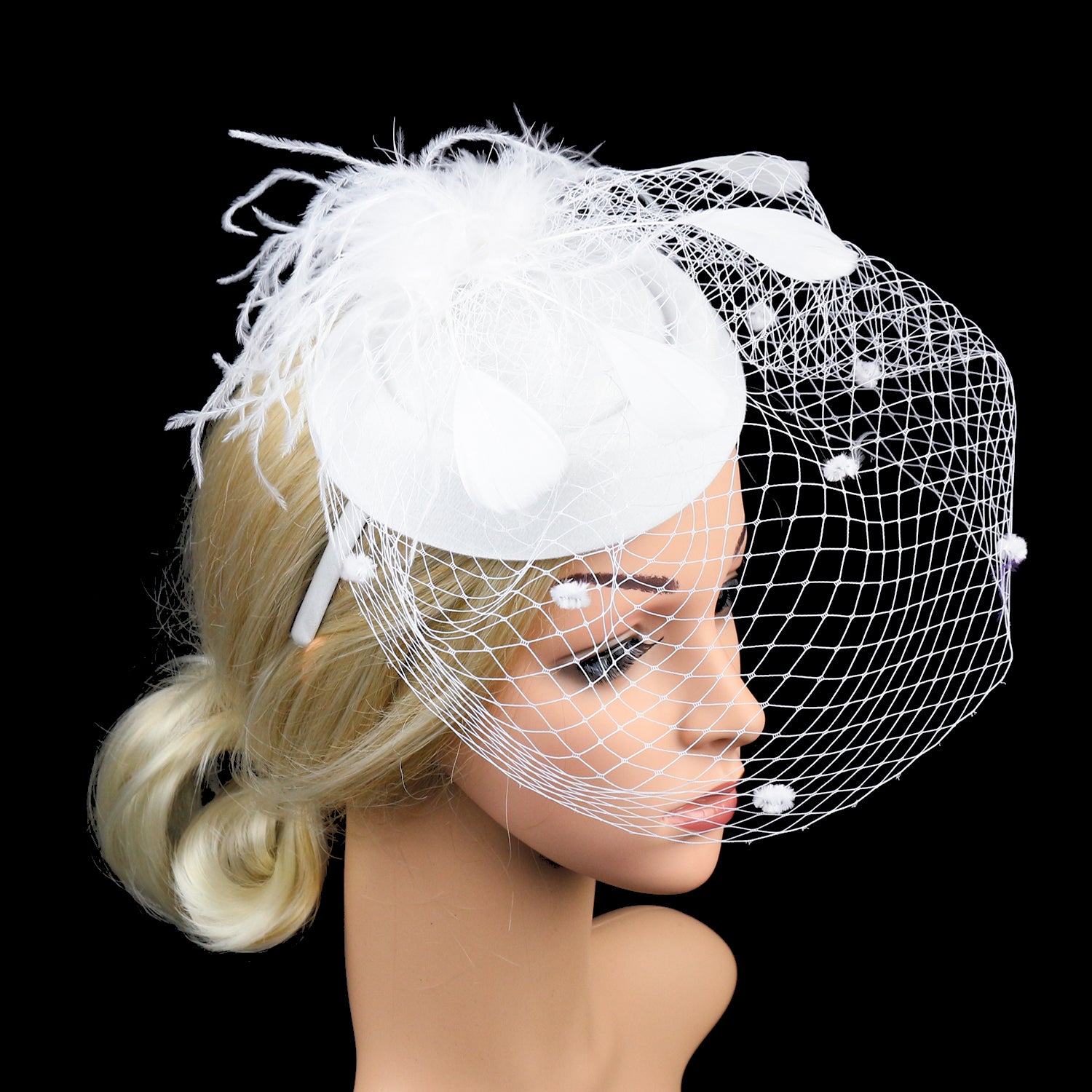 European And American Bridal Wedding Net Yarn Hair Accessories Fashion Headband Headdress