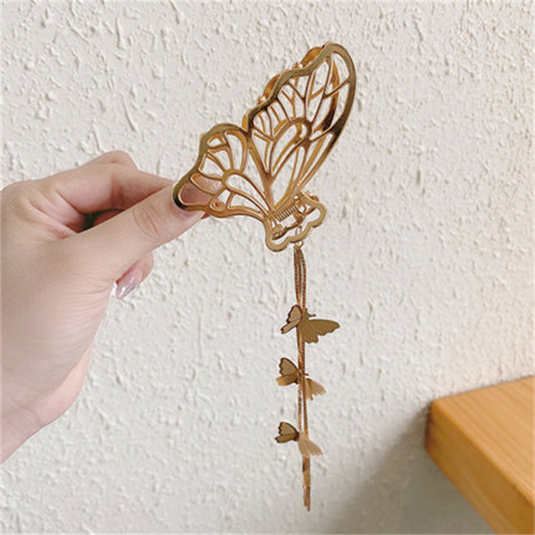 Korean Style Temperament Metal Clip Butterfly Women