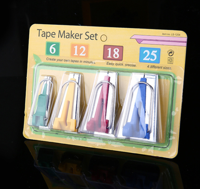 Sewing Accessories Bias Tape Makers - 5 size 6mm 9mm 12mm 18mm 25mm bias binding tape maker