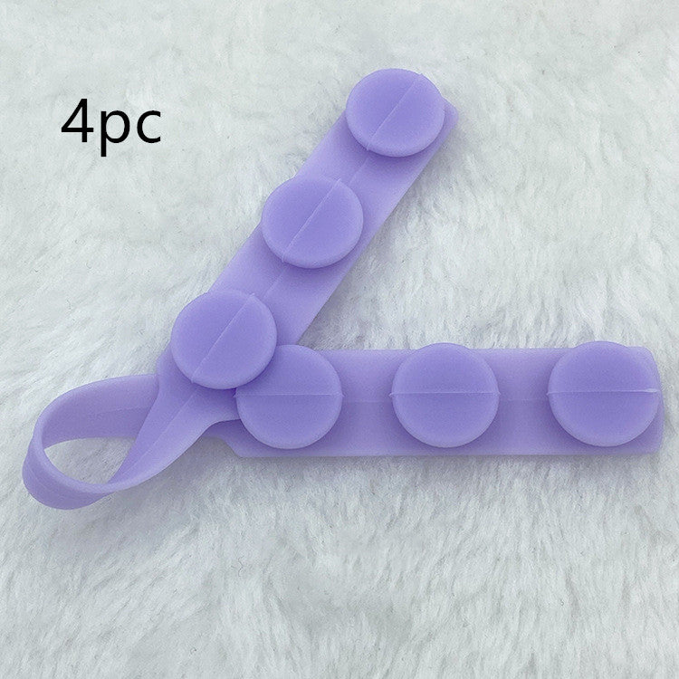 Silicone elastic cord extension strap