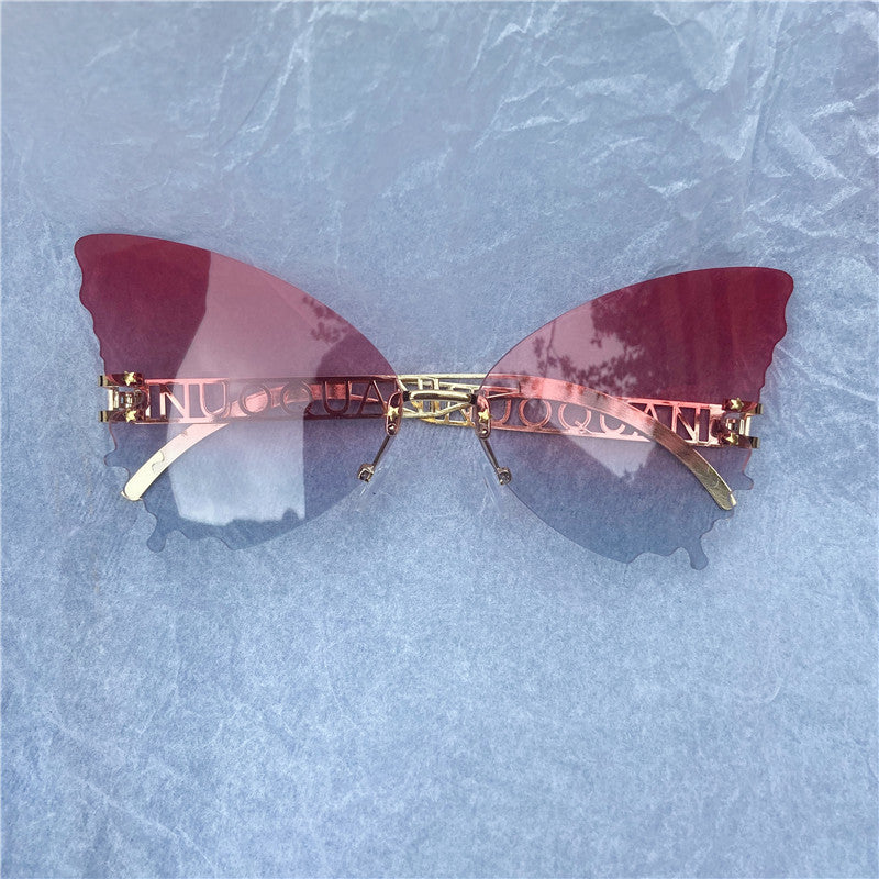 Butterfly gradient glasses