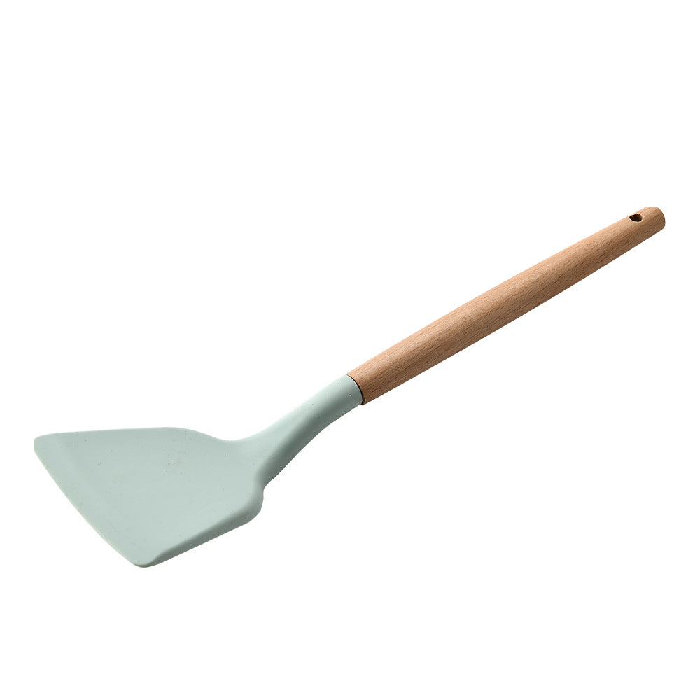 Silicone Kitchenware with Wooden Handle