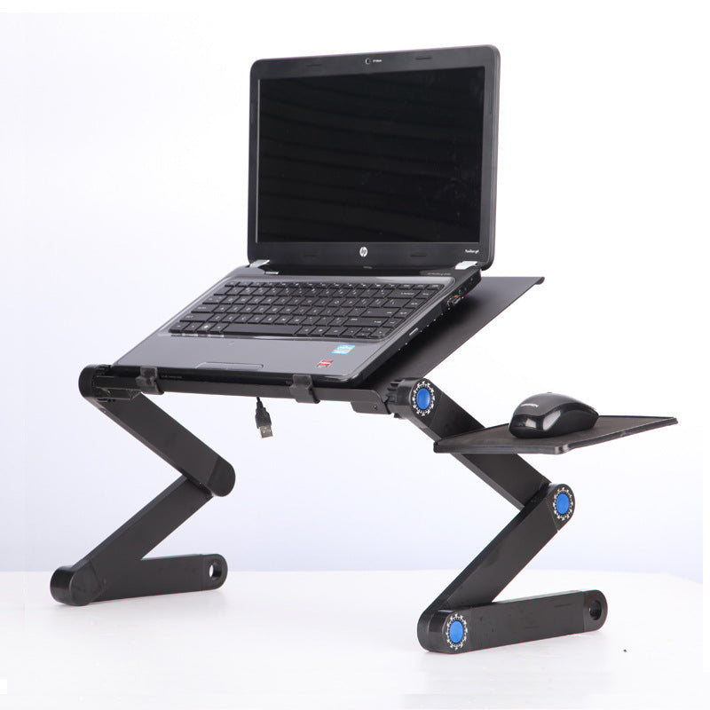 Aluminum alloy laptop desk foldable bed desk dormitory lazy radiator bracket standing desk