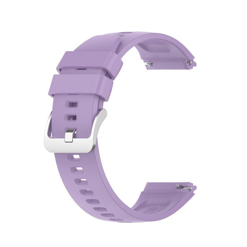 Watch Silicone Strap Metal Buckle Wristband High Quality