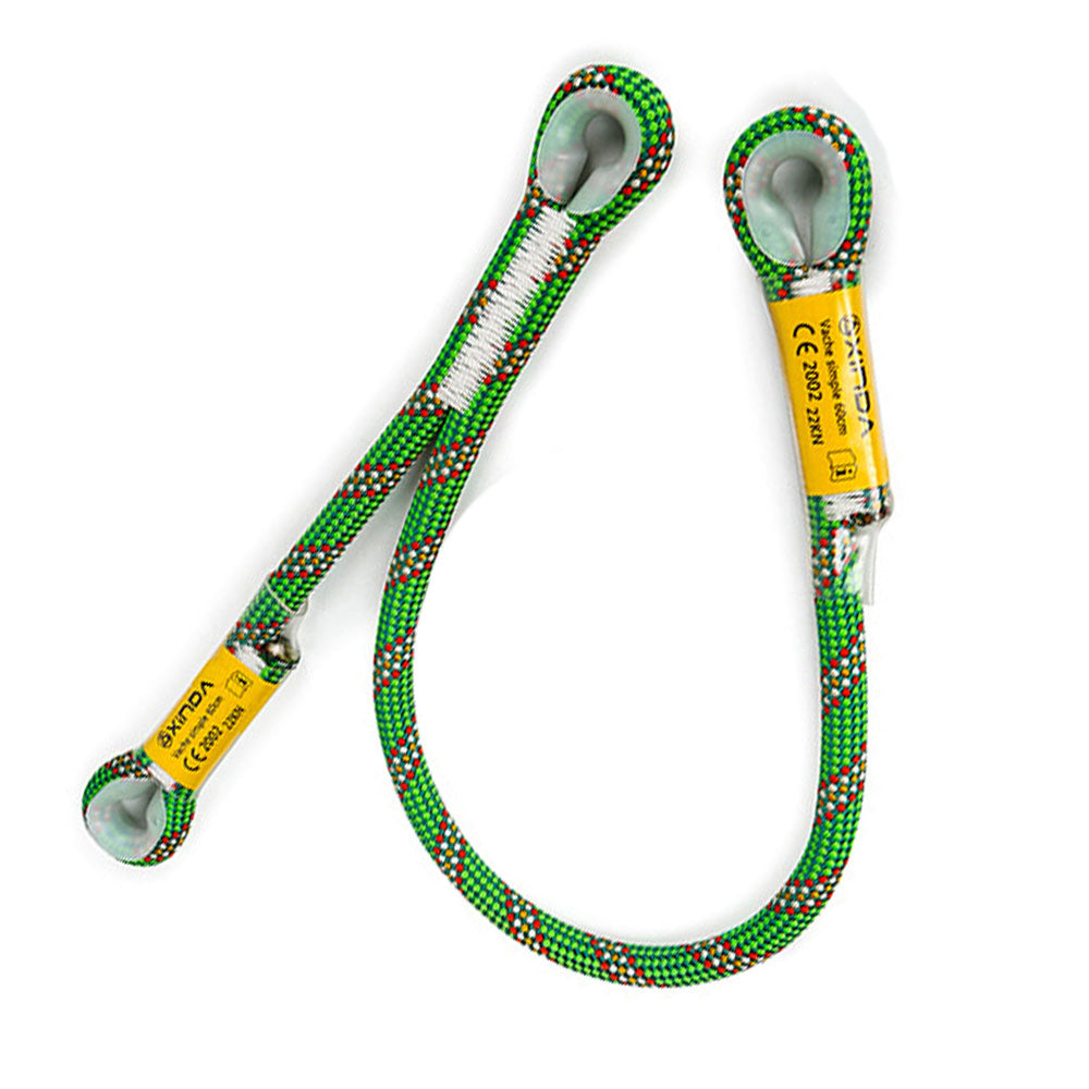 Outdoor Oxtail Lanyard Rope Downhill Life-saving Protector Anti-fall Equipment Climbing Tool