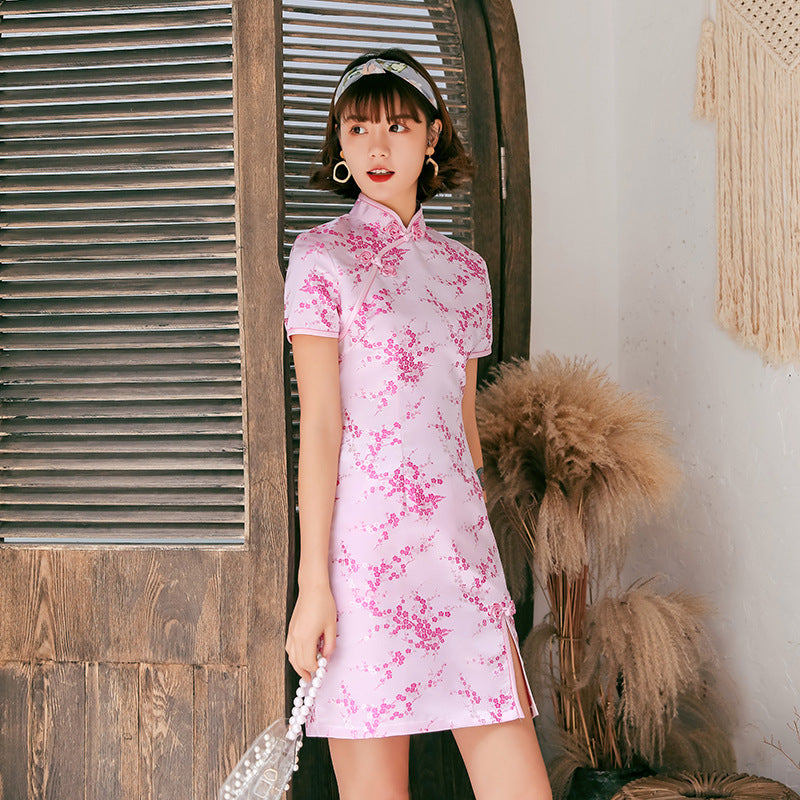 New summer daily Tang suit cheongsam dress