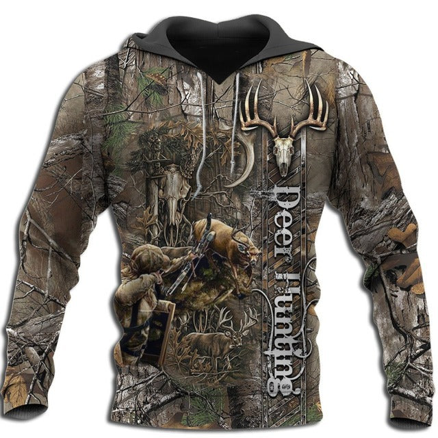 Popular Fishing Camping Digital Printing Sweater Men's Clothing