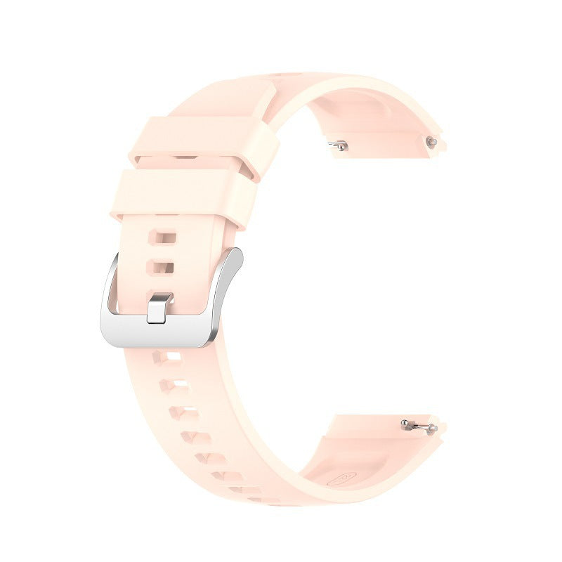 Watch Silicone Strap Metal Buckle Wristband High Quality