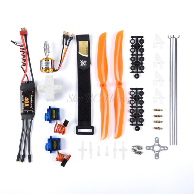 A2212 2212 1400KV Brushless Motor + 30A / 40A ESC + SG90 Servo 8060 Propeller + Push Rod / Servo Angle Adjuster For RC Wing SU27