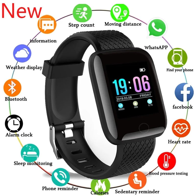 Bluetooth Smart Watch Men Blood Pressure Waterproof Smartwatch Women Heart Rate Monitor Fitness Tracker Watch For Xiaomi Iphone