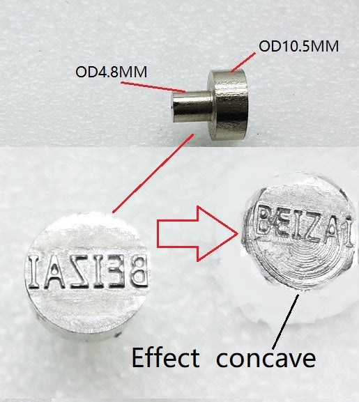 CNC Custom mold Steel seal engraved according to Requirement printing seal pliers meter lead seal customisation anti-fake guard