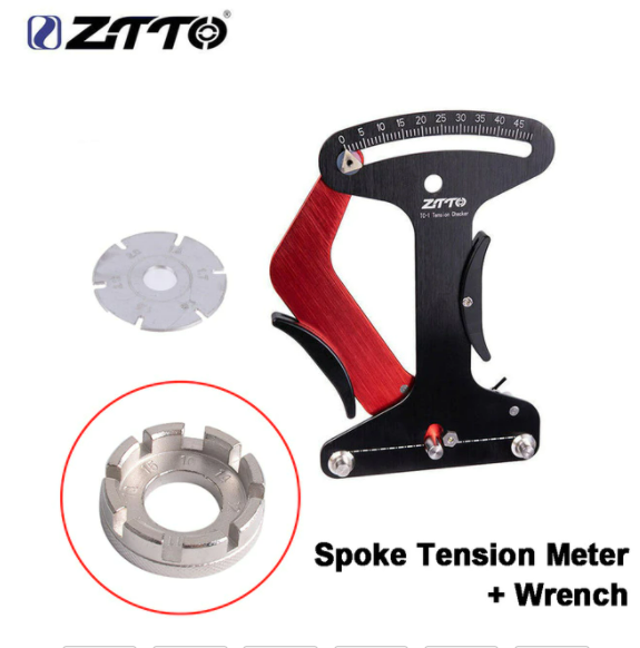 ZTTO CNC Bicycle Tool Spoke Tension Meter For MTB Road Bike Wheel Spokes Checker Reliable Indicator Accurate and Stable TC-1