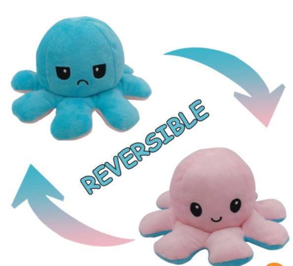 Fashion Cute Double-sided Octopus Plush Toy