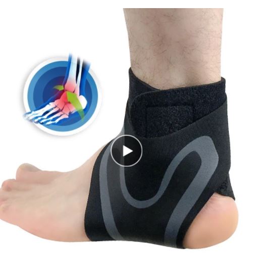 Outdoor sports compression ankle guard