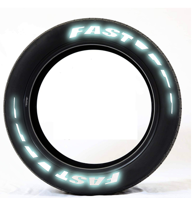 [New Blade] Car Tire Letter Sticker 3D Stereo English Letter Tire Sticker Wheel Hub Personality Modification