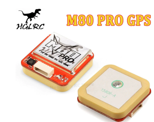 HGLRC M80 PRO M80PRO GPS QMC5883 Compass With GLONASS GLILEO QZSS SBAS BDS Receiving Format 5V Power For FPV RC Racing Drone