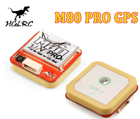 HGLRC M80 PRO M80PRO GPS QMC5883 Compass With GLONASS GLILEO QZSS SBAS BDS Receiving Format 5V Power For FPV RC Racing Drone