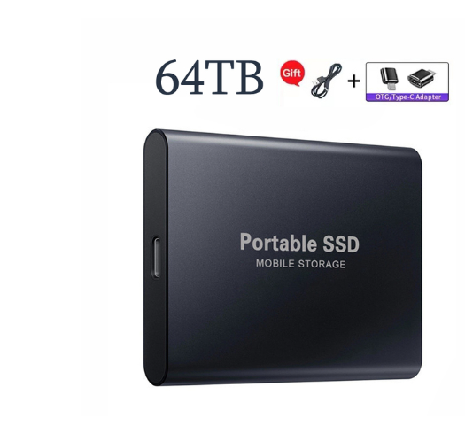 1TB Portable SSD High-speed Mobile Solid State Drive 500GB SSD Hard Drives Disk USB 3.1 2TB External Storage Decives for Laptops