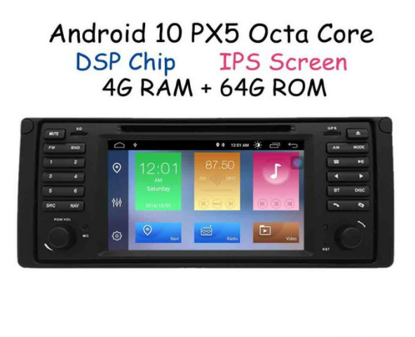 Android 10 Car Stereo Radio Multimedia Player for BMW X5 E53 M5 5 Sesies E39 With BT Wifi Radio GPS Navigation Car Head Unit