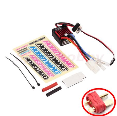 HobbyWing QuicRun 1060 60A Brushed Electronic Speed Controller ESC 2-3S Lipo SBEC 6V 3A Water Proof Dust-proof For 1:10 Sport