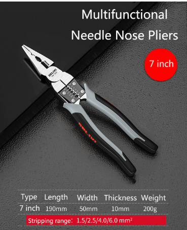 Multifunctional Universal Diagonal Pliers Needle Nose Pliers Hardware Tools Universal Wire Cutters Electrician