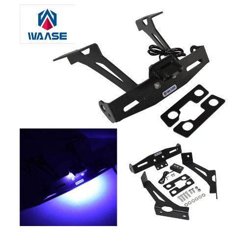 waase For Suzuki GSXR1000 GSXR1000R GSX-R 1000 1000R 2017-2022 License Plate Frame Holder Bracket Fender Eliminator Tail Tidy