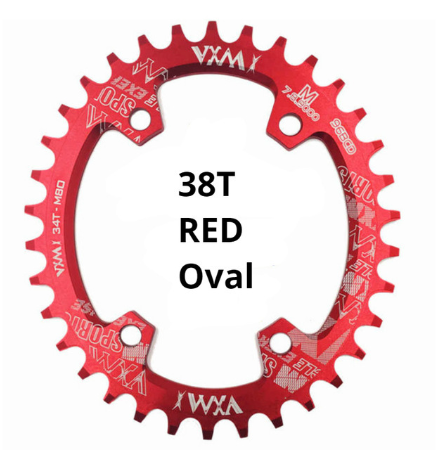 VXM Round Oval 96BCD Chainring MTB Mountain BCD 96 bike 30T 32T 34T 36T 38T crankset Tooth plate Parts for M7000 M8000 M9000