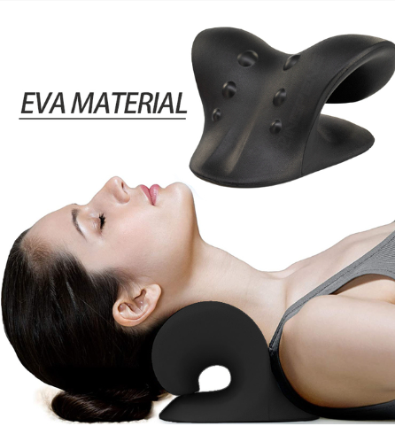 Cervical Spine Stretch Gravity Muscle Relaxation Traction Neck Stretcher Shoulder Massage Pillow Relieve Pain Spine Correction