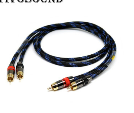 yivosound imported 2-core shielded signal line red and white power amplifier cd cable rca fever audio wire