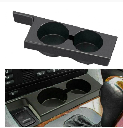 Car Cup Holder Modified Parts Black Front Bottle Drink Holder Auto Accessories Interior for BMW 5 Series M5 E39 97-03