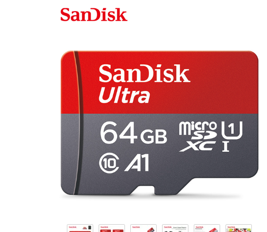 SanDisk Micro SD Memory Card TF/SDCard 32GB 64GB 32g 64g 128g 120M/S Microsd Class10 UHS-1 Flash Ultra 128GB Camera/Phone