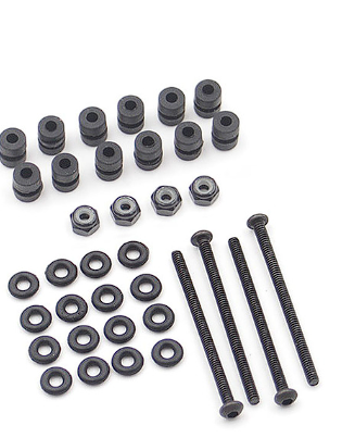 M2 M3 Flying Tower Screw Pack is Composed of O Ring/ Shock Absorbing Ball/ Aluminum Alloy Nut for F4 F7 FC ESC FPV Drone ACC