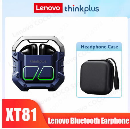 Lenovo XT81 Bluetooth Earphones Wireless Headphones Gamer Headset Waterproof TWS Noise Reduction With Microphone Sports Earbuds