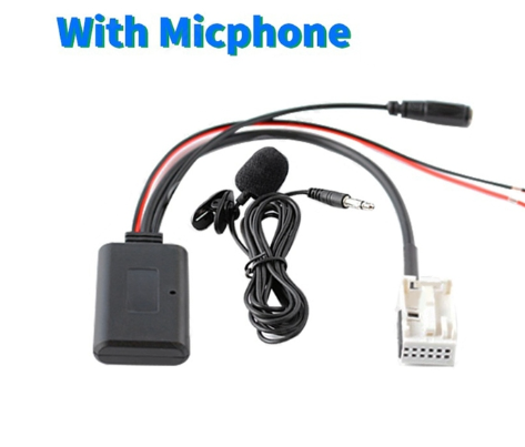 12Pin Bluetooth Module Wireless Car Radio Stereo Music Aux Cable Adapter For Peugeot 207 Citroen