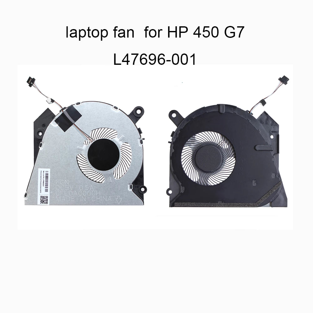 Computer processor cooling Fans for HP Probook 450 G7 HSN Q17C L47696 001 Notebook PC CPU Cooler Radiator fan Laptop Parts Sale